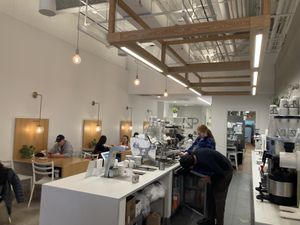 Inside  at Newport Coffee House in Evanston