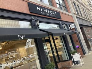 Front  at Newport Coffee House in Evanston