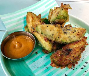 Avocado fries at Common Grounds - JBR in Dubai