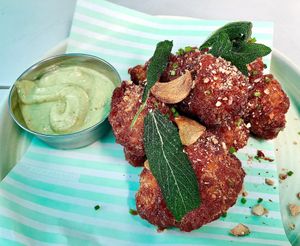 Crispy cauliflower  at Common Grounds - JBR in Dubai