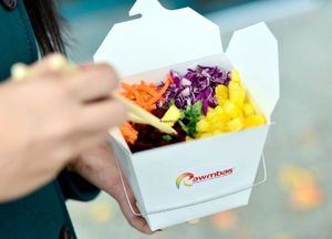 Thai Grain Bowl at Rawmbas in Nanaimo