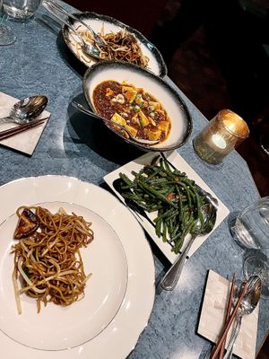 Vegan food  at Mimi Mei Fair in London