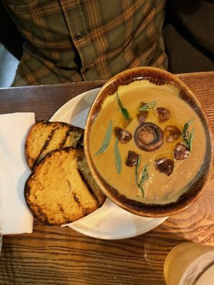 Mushroom soup   at Bear Inn in Cirencester