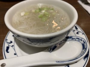 Noodle soup   at Peking Garden in Stockton-on-tees