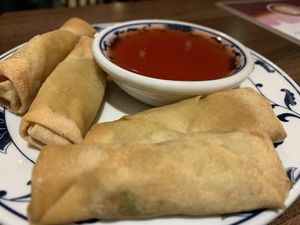 Spring rolls   at Peking Garden in Stockton-on-tees