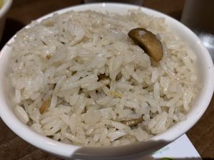 Mushroom fried rice   at Peking Garden in Stockton-on-tees