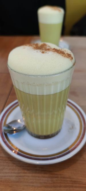 Golden milk at Tattoo-Café Peckerl in Dresden