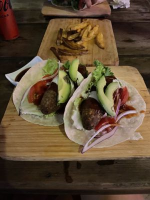 Lentil kebob tacos   at Oh My Vegan in Brisas De Zicatela