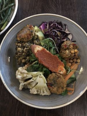 Falafels  at The Bell in Broughton