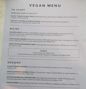 Good menu didn't match reality at The Bell in Broughton