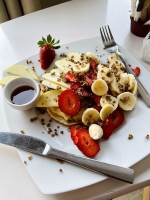 Vegan Pancakes  at Mojo CoWork Cafe in Dahab