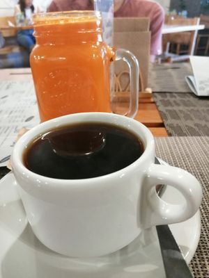 Cafe at Hojas Verdes Vegetariano in Xalapa