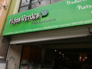 Letrero at Hojas Verdes Vegetariano in Xalapa