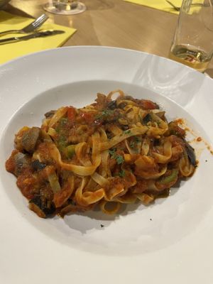 Pasta mit frischer Gemüsesoße  at Fratelli Osteria in Herzogenaurach