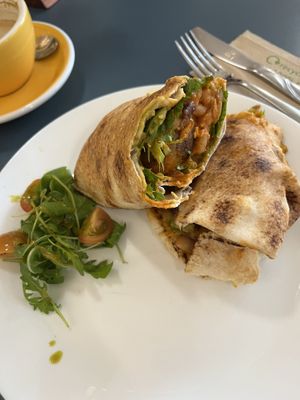 Breakfast burrito   at Pavement Coffee Co in Banbury