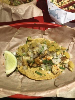 Pastor vegano taco   at Criminal Taqueria in Medellin