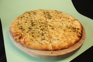 Foccacie at La Finestra in Oaxaca