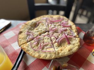 Con Le Cipolle. Great!  at La Finestra in Oaxaca