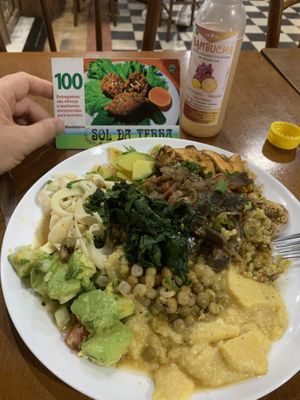 Dish up your plate!   at Sol da Terra in Vitoria