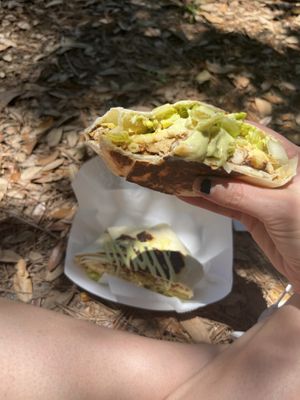 Jerk Crunchwrap   at Seasoned Green in Tampa