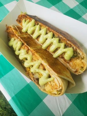 Jerk Chick'n Mac and Cheese at Seasoned Green in Tampa