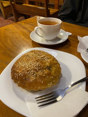 Potato pocket   at Colibri in Monteverde