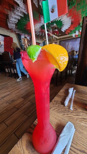Cinco de Mayo house margarita  at Plaza Azteca in Leesburg
