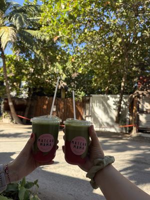   at Matcha Mama in Tulum