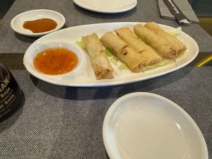 Spring rolls  at Ikura in Sorrento