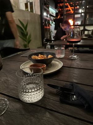 Wine and starters  at Kasto in Canggu