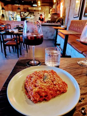 Lasagne and sangria at Kasto in Canggu