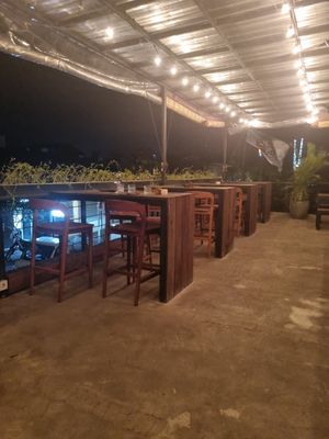 Upstairs dining, nice breeze at Kasto in Canggu