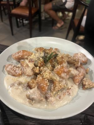 Cheesy truffle gnocchii  at Kasto in Canggu