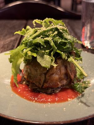 Parmigiana dish  at Kasto in Canggu