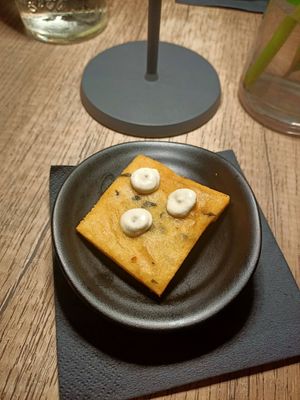 Panelle siciliane (impasto farina di ceci) con maionese vegana at Nova Food Pairing  in Palermo