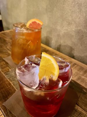 Non alcoholic Negroni  at Nova Food Pairing  in Palermo