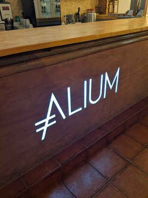 inside at Alium Tapería in Vigo