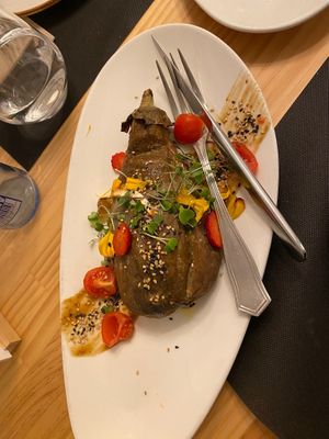 Eggplant at Alium Tapería in Vigo