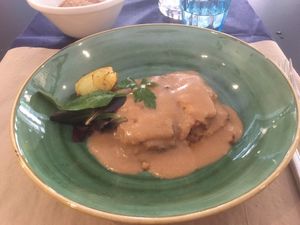 Lasaña de pencas   at Penguin Bar in Bilbao