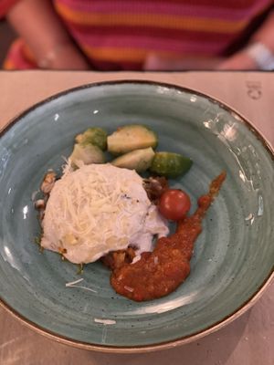 Moussaka  at Penguin Bar in Bilbao