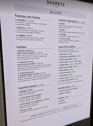  at Secrets by Farga in Madrid