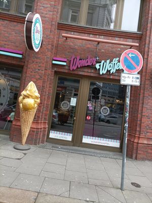 Wonder waffle at Wonder Waffel in Hamburg