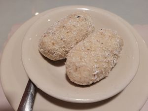 Vegan Coconut Laddu at Taste of Tandoor in Woodbridge