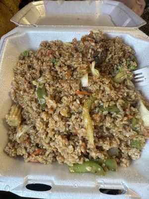 Spicey vegan fried rice   at Bai Mai Thai in Detroit