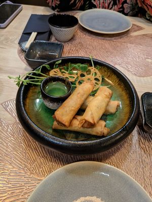 Harumaki (fried spring rolls with vegetables) at Tako Yaki in Torun