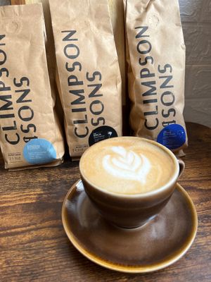 Our speciality coffee from Climpson£sons  at Cafe Glow  in Edinburgh