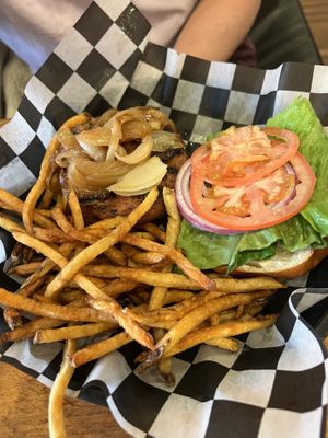 Beyond burger & fries   at Hunter Mountain Brewery in Hunter