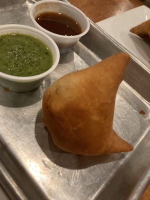 Samosa   at Hunter Mountain Brewery in Hunter