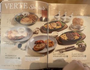 Menu  at Verte Café in Surabaya