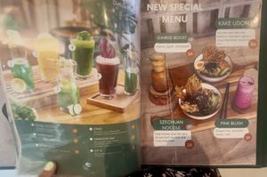 Menu  at Verte Café in Surabaya